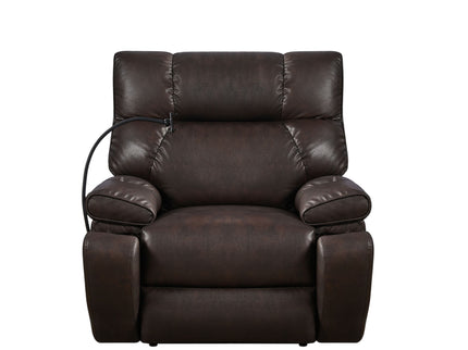 Recliner Chair With Phone Holder, Electric Power Lift Recliner Chair With 2 Motors Massage And Heat For Elderly, 3 Positions, 2 Side Pockets, Cup Holders