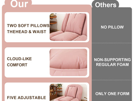 Upholstered Foldable Lazy Sofa Bed For Adults And Pets