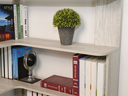 L-Shaped Corner Bookshelf