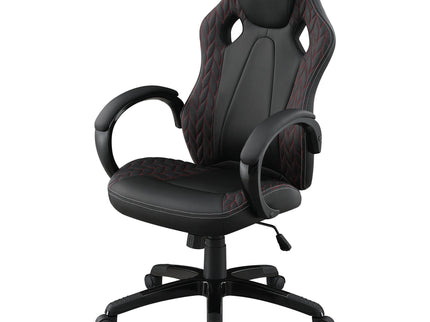 Norset - Upholstered Adjustable Home Office Desk Chair - Black