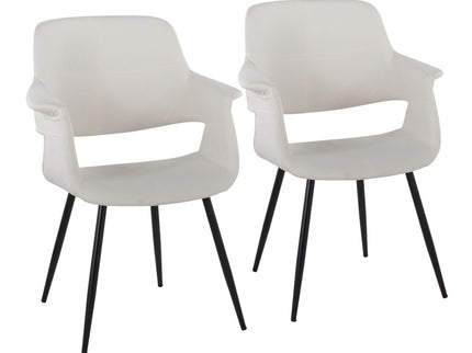 Vintage Flair - Glam, Art Deco Chair (Set of 2)