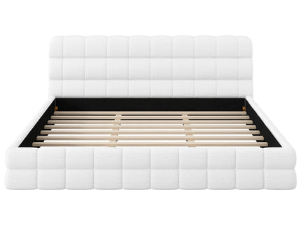 Upholstered Platform Bed With Headboard