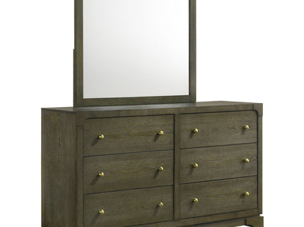 Sundance - 6 Drawer Dresser With Mirror - Dark Coffee