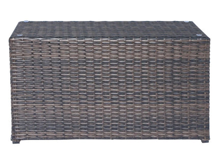 Handcrafted 2 Piece Outdoor Rattan Seating Group With Cushions - Espresso