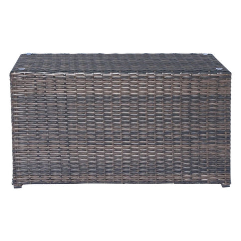 Comfortable Modern Patio Rattan Sectional Set With Cushions
