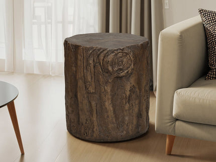 Contemporary Round Accent Table, Indoor / Outdoor