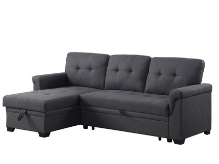 Lucca - Reversible Sleeper Sectional Sofa With Storage Chaise