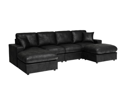 Sectional With 2 Ottomans