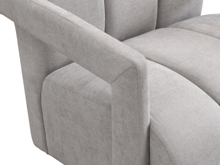 Modern Minimalist Leisure Armchair With L Shaped Armrests