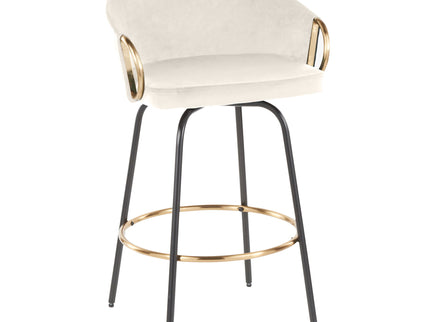 Claire - Contemporary / Glam Counter Stool (Set of 2)