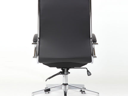 Office Chair, Breathable Mid Back Swivel Computer Chair With Foldable Armrest - Black