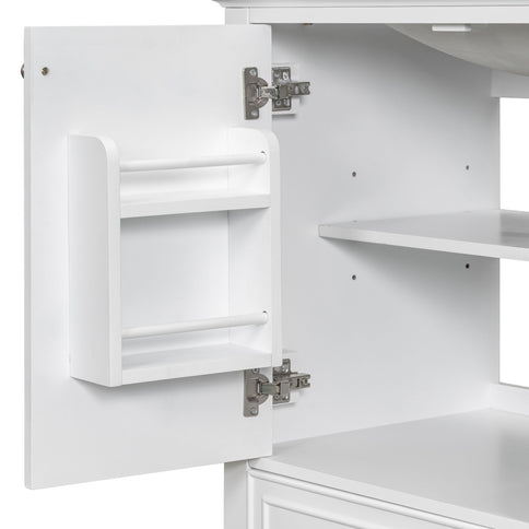 Modern Bathroom Vanity Base Only With Doors And Drawer
