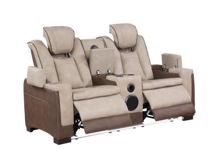 Bruno - Power Reclining Loveseat With Bluetooth Speakers