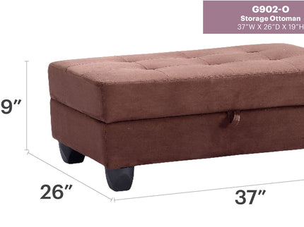 Stylish Storage Contemporary Ottoman