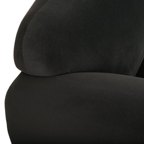 Sway - Upholstered Loveseat With Wood Legs And Round Arms