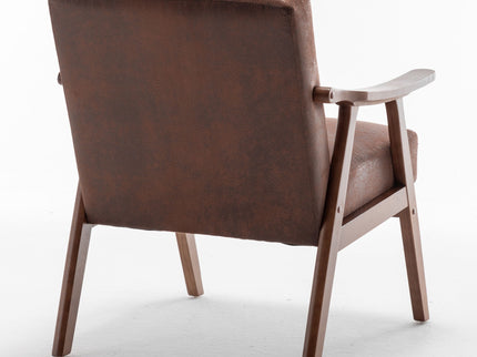 Accent Chair, Classic Mid Century Modern For Extra Seating