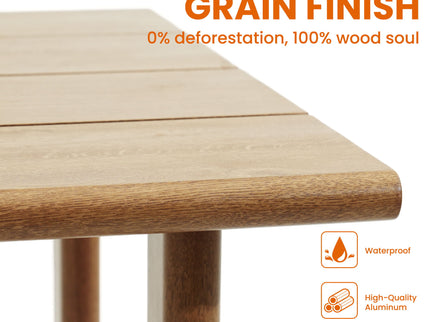 Outdoor Patio Bar Table - Natural