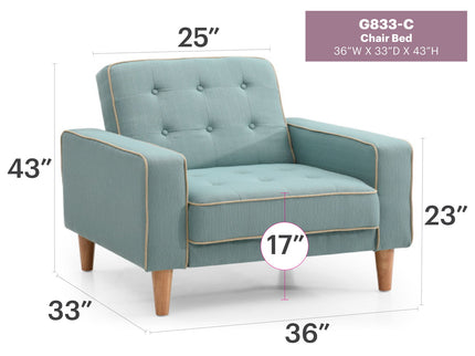 Vibrant Contemporary Chair Bed