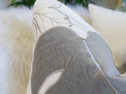 Autumn Vibes Leaf Accent Pillow