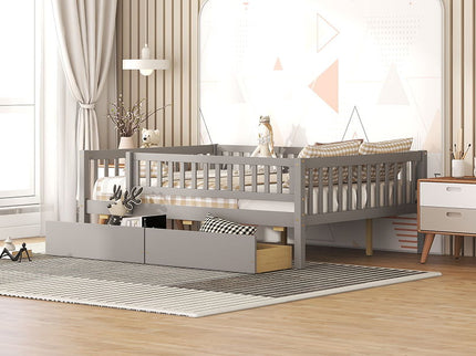Multifunctional Wooden Daybed Bed