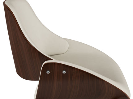 Malden - Bentwood Upholstered Dining Chair With Wood Back