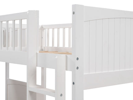 Bunk Bed With Loft And 2 Drawers