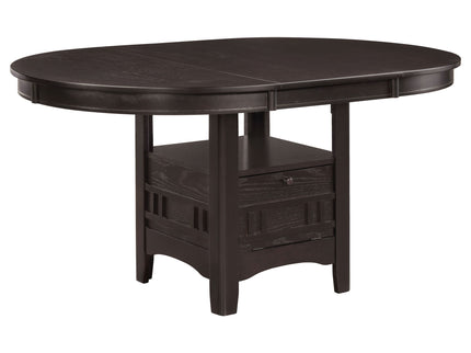 Illkirch - Oval Extension Leaf Dining Table With Expandable Surface - Espresso
