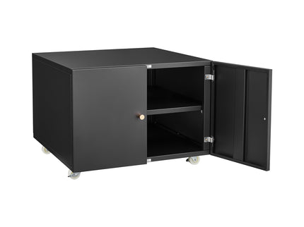 Office Furniture Copier Cabinet 2 Door Steel Copier Stand Mobile Pedestal File Printer Stand