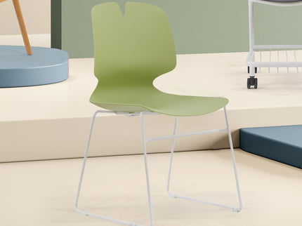 Modern Stacked Office Chairs (Set of 4)