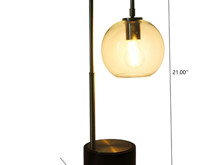 Luxeray - Globe Arched Table Lamp - Bronze