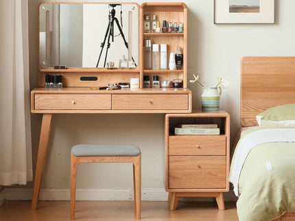 Compact Table Dresser, Accessories Storage Width Drawer - Natural