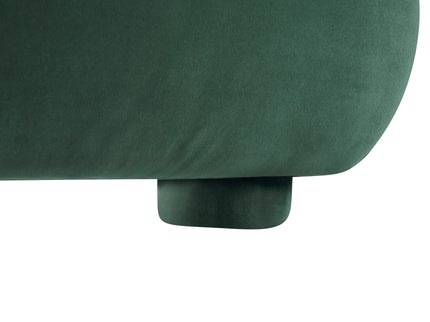 Upholstered Simple Modern Bedroom Bed With Curved Headboard