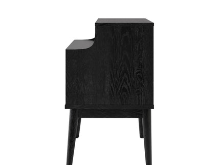 Starla - Wooden Nightstand - Black