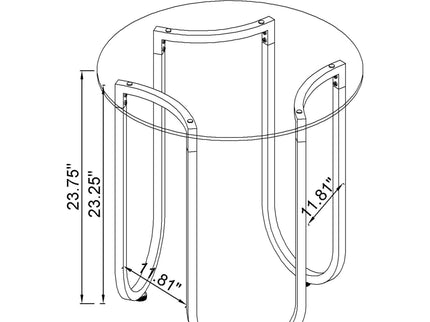 Dutton - Round Coffee Table Set