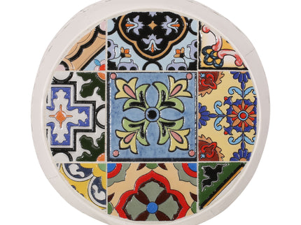 Roswell - Outdoor Side Table With Mosaic Tile Top