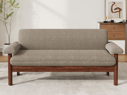 Loveseat Sofa 2 Seater Couch With Armrest Pillows
