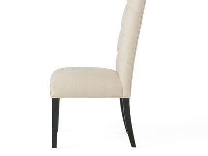 Harding - Tufted Dining Chair (Set of 2) - Natural