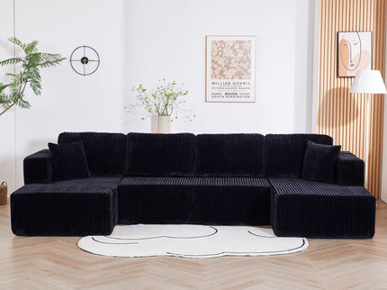 U-Shape Modular Sectional Sofa For Living Room