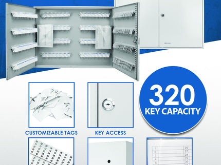 Adjustable Key Cabinet With Lock