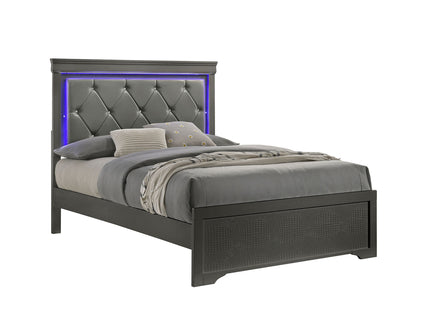 Blaze - Modern Bedroom Set With LED Headboard