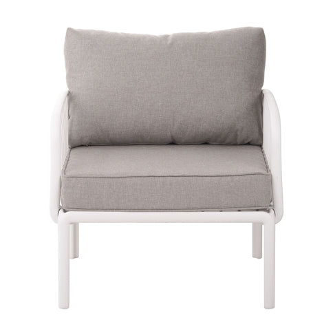 Outdoor Patio Club Chair, Waterproof Thick Cushion Deep Seating
