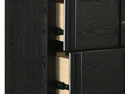 Opel - 6 Drawer Dresser - Black