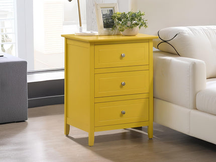 Dove Tailed Drawers 3 Drawer Nightstand