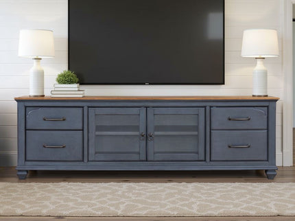 TV Stand For TVs Up To 90" - Blue