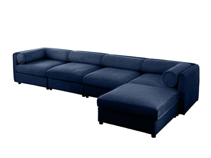 Contemporary Elegant Sofa With Storage And Ottoman