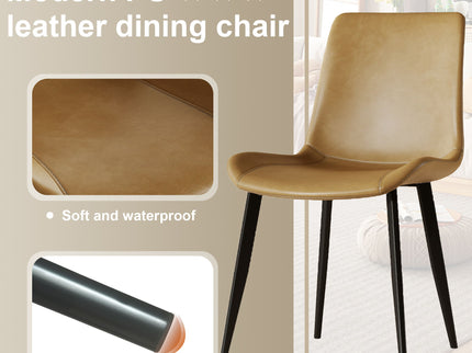 Modern Dining Chair With Carbon Steel Legs