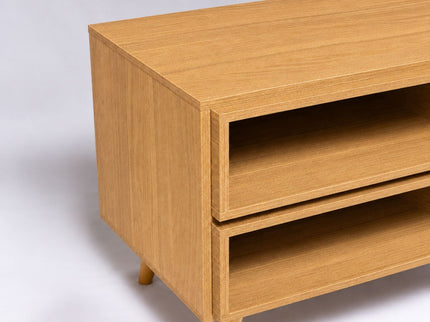 TV Stand For TVs Up To 60" With 2 Doors And 2 Open Shelves