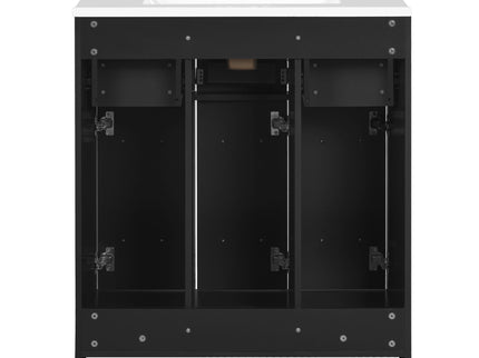 Bathroom Vanity With Undermount Sink, Soft-Close Doors, Drawers, Ceramic Sink