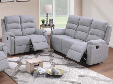 Modern Living Room Set With Manual Recliner
