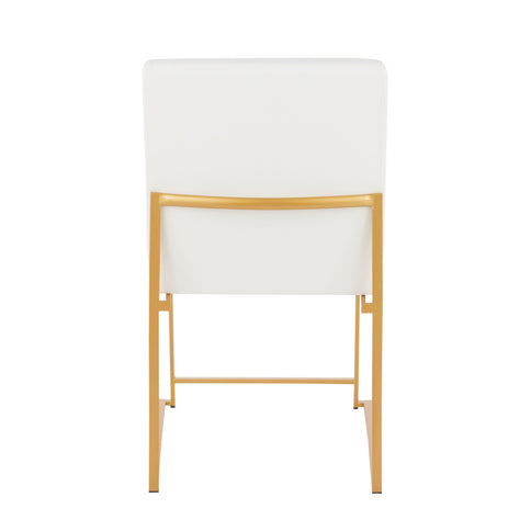 Fuji - Contemporary Stylish Frame, High Back Dining Chair (Set of 2)